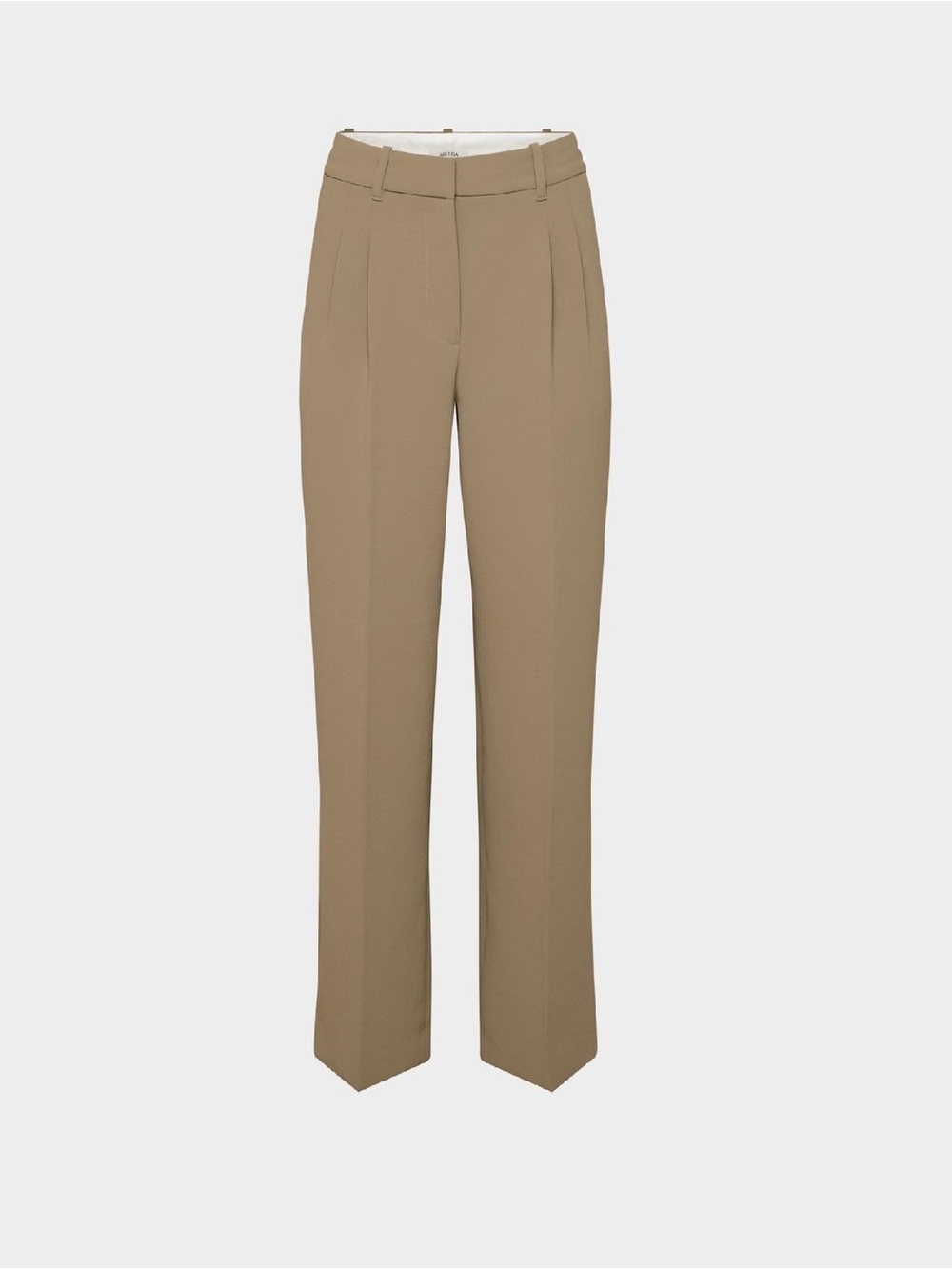 Aritzia Effortless Pants Crepette in Khaki Sz 14